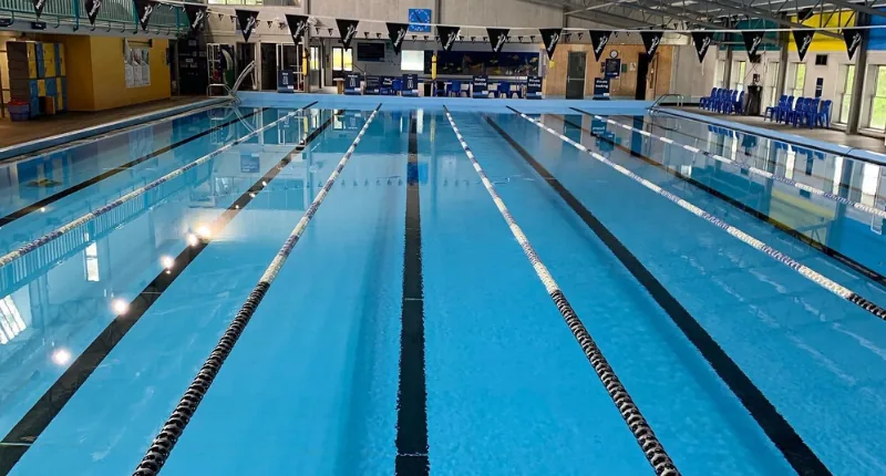 Main lane pool at Takapuna Pool and Leisure Centre