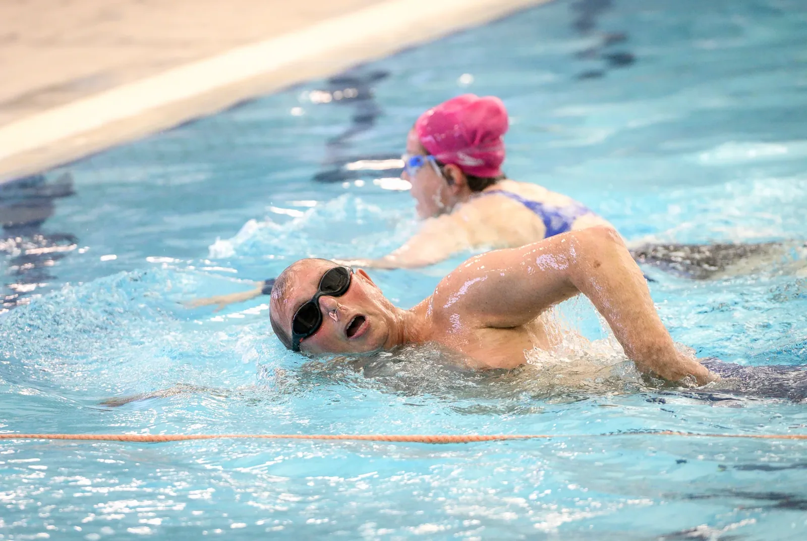 Lane swimming in the pool at Sir Jason Kenny Centre