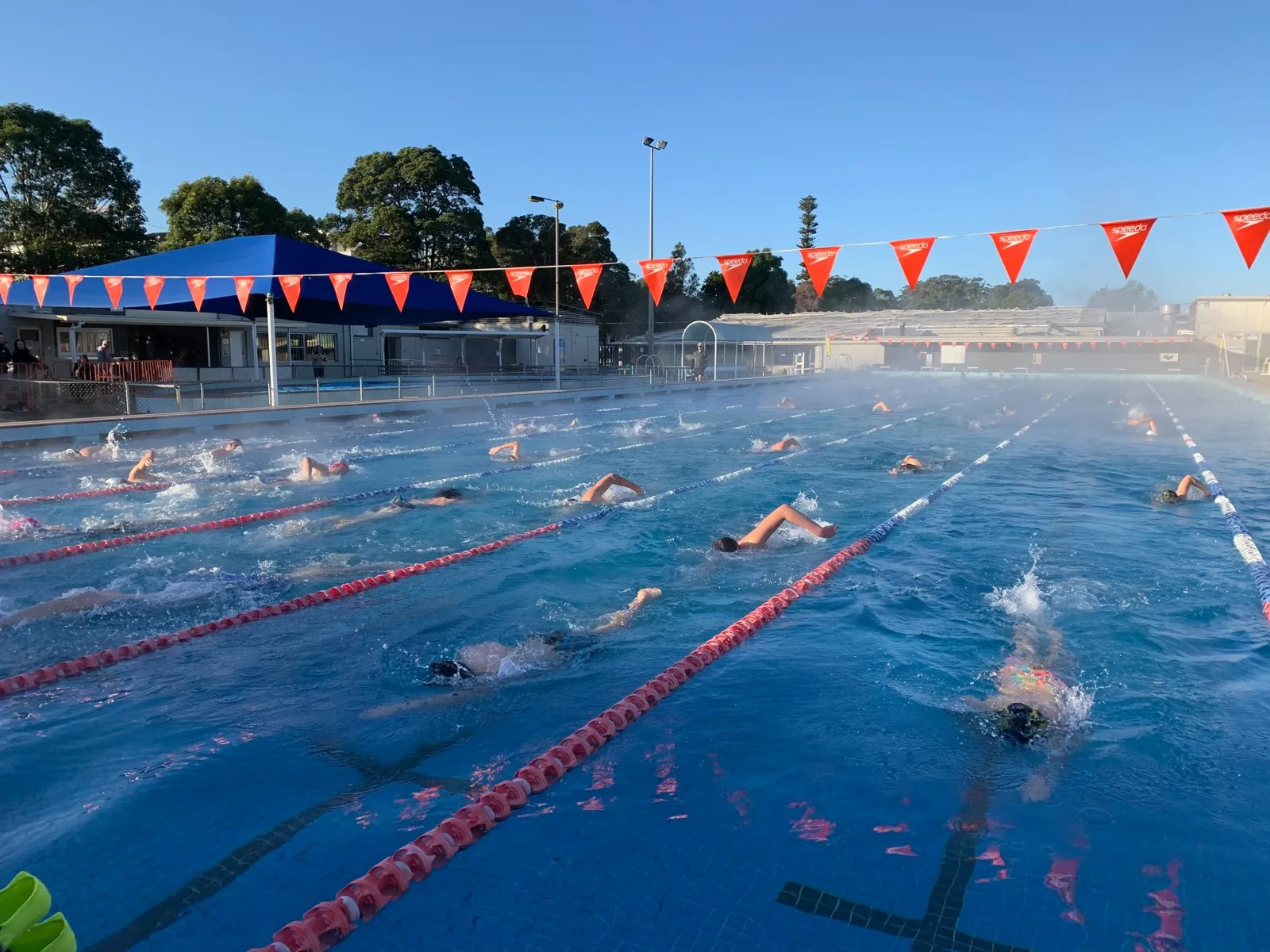 Outdoor 50m pool at Gosford Olympic Pool