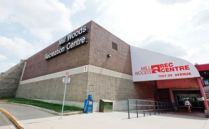 Building exterior of Mill Woods Recreation Centre