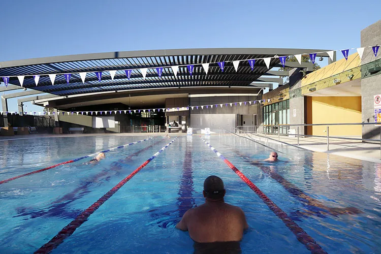 Outdoor 25m pool at Upper Coomera Aquatic Centre