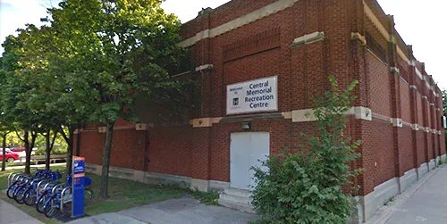 Building exterior of Central Memorial Recreation Centre