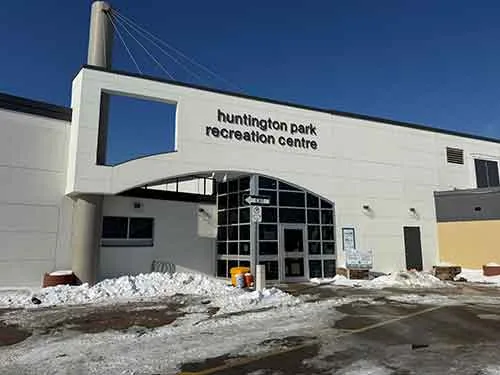 Building exterior of Huntington Park Recreation Centre