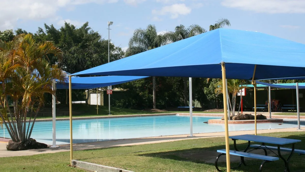 Beach entry pool at Eagleby Aquatic Centre