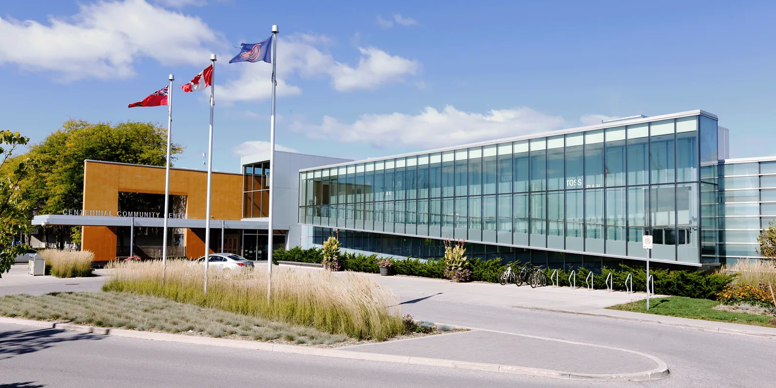 Building exterior of Centennial Community Centre