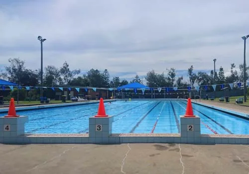 50m pool at Stockton War Memorial Swimming Centre