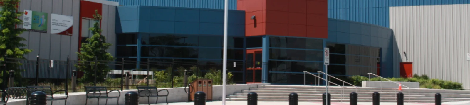 Building exterior of the Civic Recreation Complex