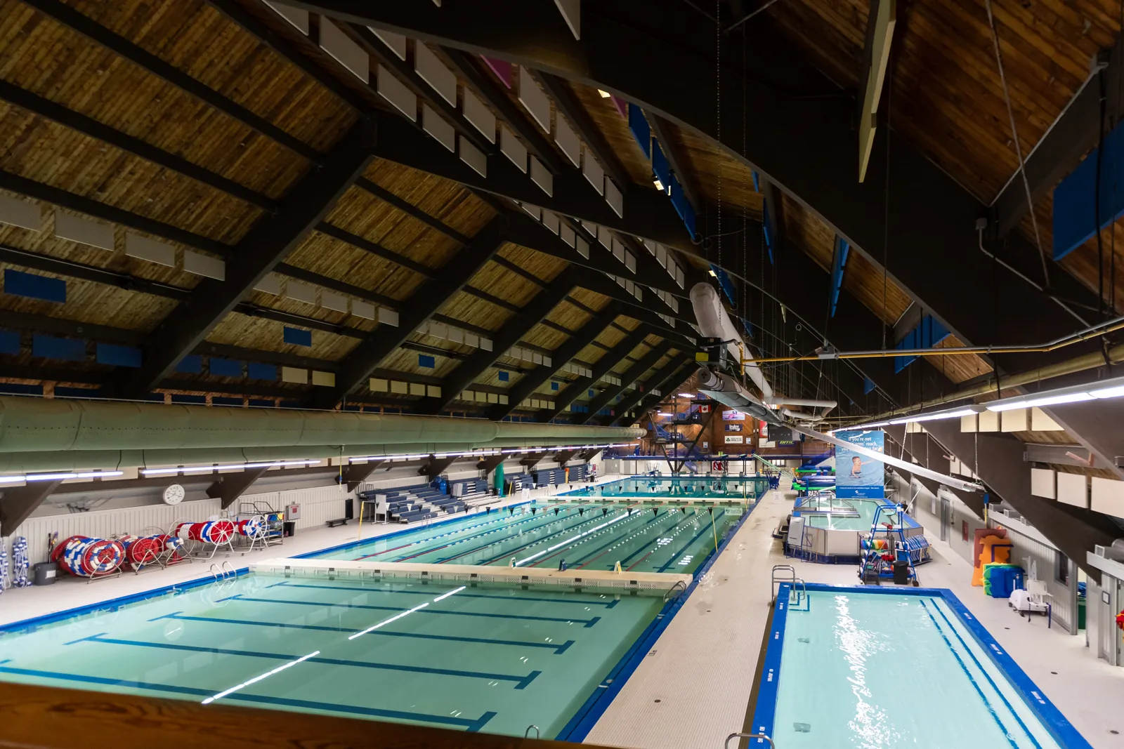Main pool and tot pool at Lawson Aquatic Centre