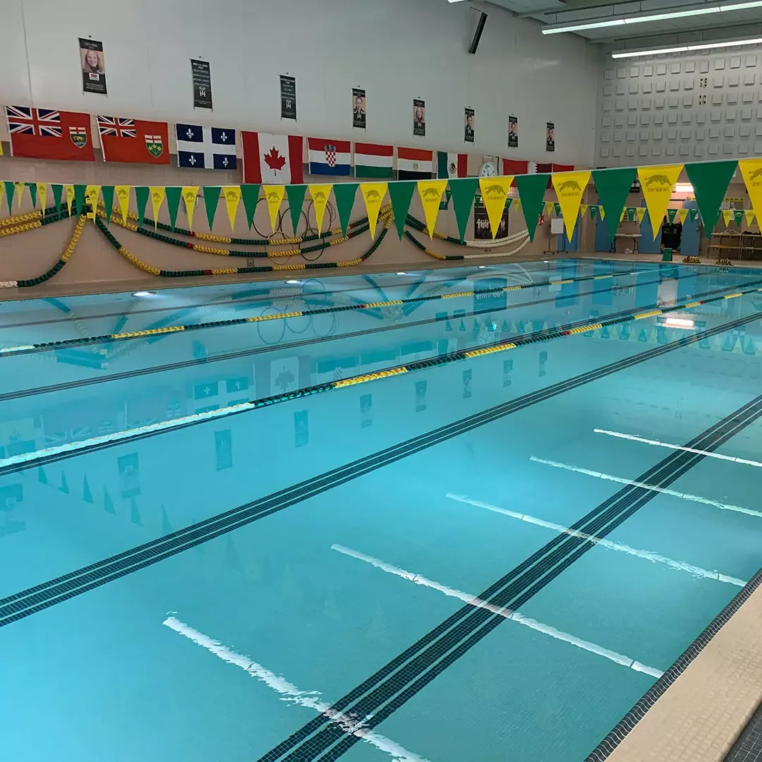 Lane pool at the University of Regina Aquatics Centre