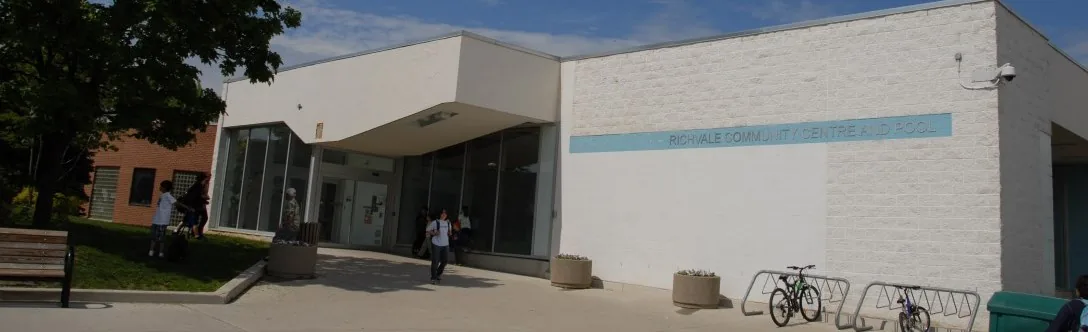 Building exterior of Richvale Community Centre and Pool