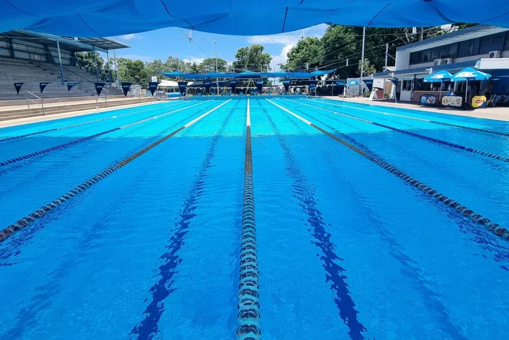 50-metre outdoor pool at Long Tan Memorial Pool