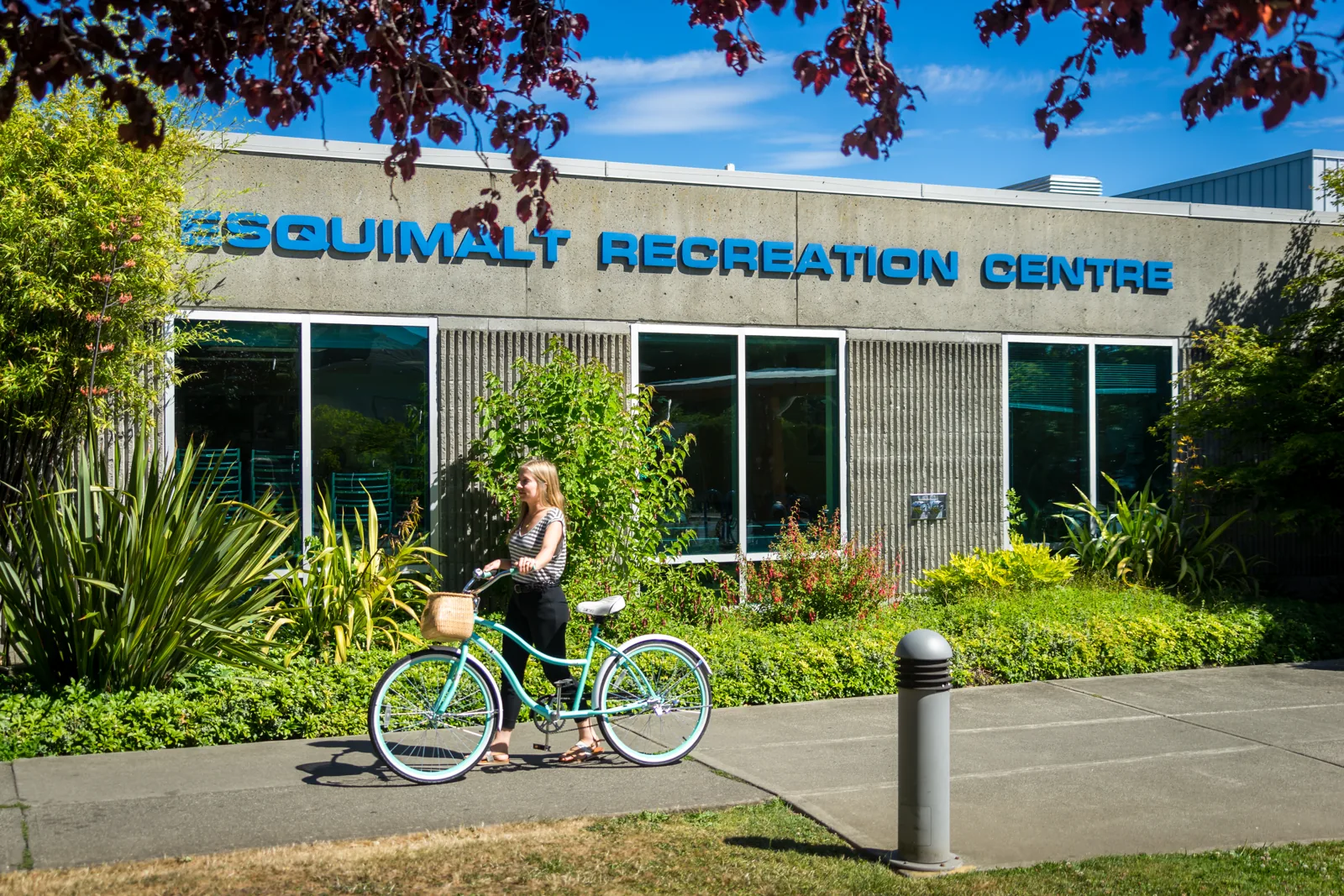 Building exterior of the Esquimalt Recreation Centre