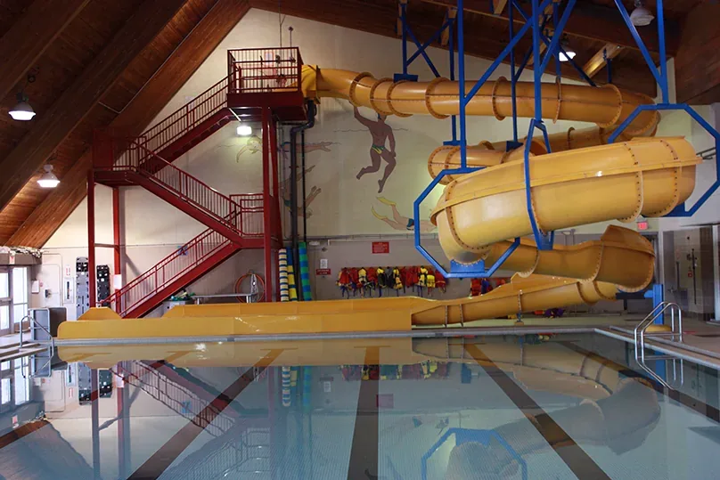 Waterslide at Elmwood Kildonans Pool