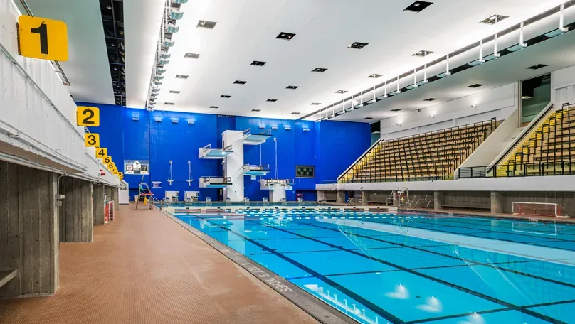 Main tank at Pan Am Pool